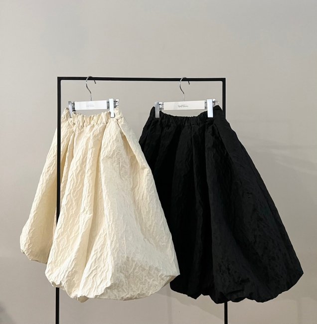 4/27～【FINAL SALE】fuwaly jacquard balloon skirt【2色展開】※5/10頃より順次発送予定 -  RosyMonster