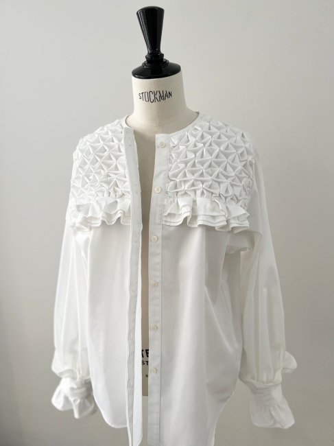 【予約販売】honeycomb blouse【2色展開】3月末～4月上旬頃より順次発送予定 - RosyMonster