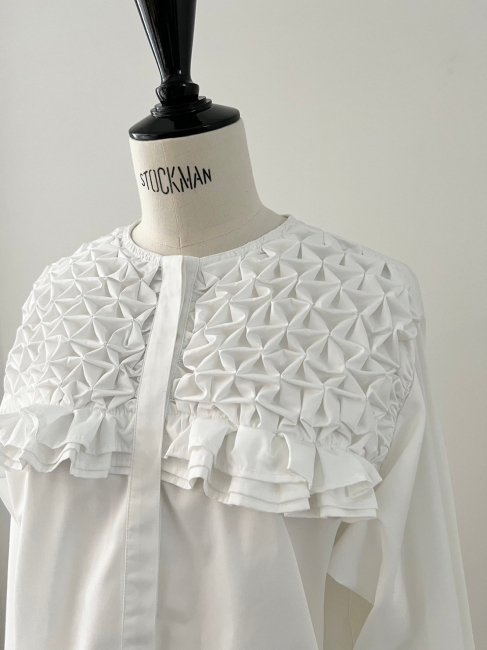 【予約販売】honeycomb blouse【2色展開】3月末～4月上旬頃より順次発送予定 - RosyMonster