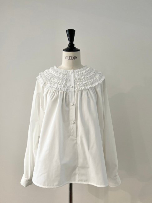 【在庫調整】pastel mini frill blouse【4色展開】※順次発送予定 - RosyMonster