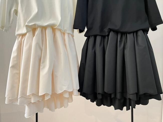 ロージーモンスター double scallop docking tunic rosymonster double scallop docking tunic