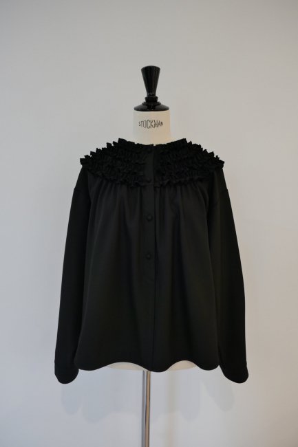 在庫調整】warmy mini frill blouse【2色展開】※順次発送予定 - RosyMonster