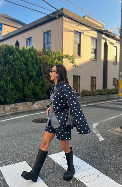 rosy monster ドットdot quilting jacket rosy monster ドットdot quilting jacket