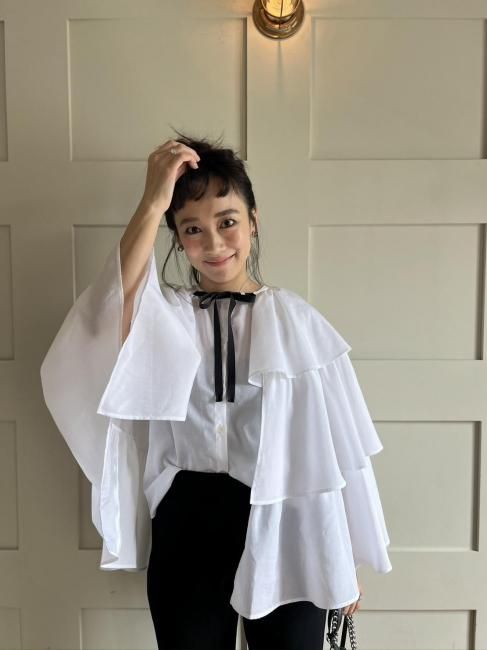 rosymonster・フリル付き 9/20～【FINAL SALE】triple frill pullover【2色展開】※9/25頃