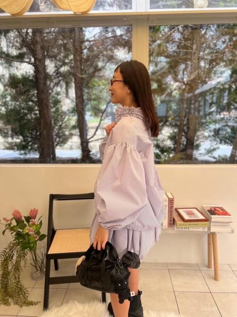 9/20～【MORE FINAL SALE】stripe balloon short pants【2色展開/SM