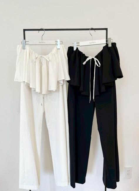 たち様 rosy monster ロージーモンスター ツイードジレ 新品未使用】ロージーモンスターsolid triple frill OP 黒S