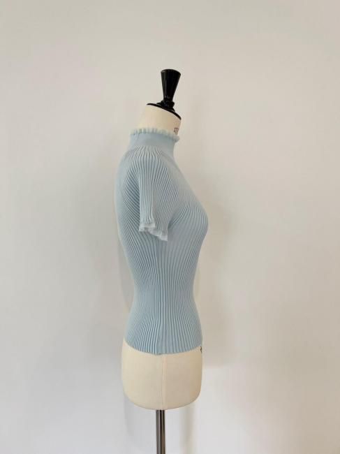 8/9～【FINAL SALE】purupuru frill rib knit【4色展開】※8/26頃