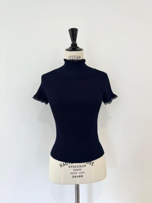8/9～【FINAL SALE】purupuru frill rib knit【4色展開】※8/26頃