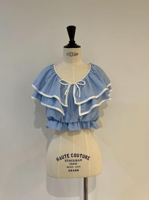 ロージーモンスター pinelily sweat tops フリルトップス 8/9～【SUMMER SALE】triple frill pullover【2色展開】※8/26頃