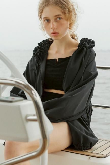 【ラッピング不可】 再販/予約販売】Malta beach blouson【ブラックのみ】※6月末頃 ジャケット・アウター