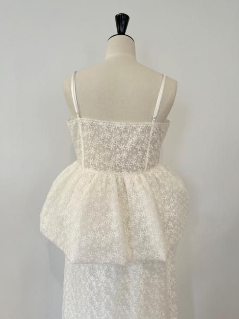 8/9～【SUMMER SALE】flora veil camisole【2色展開】※8/26頃