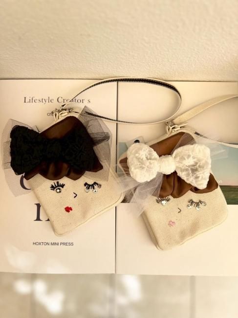face mini pouch【2色展開】※順次発送予定 - RosyMonster