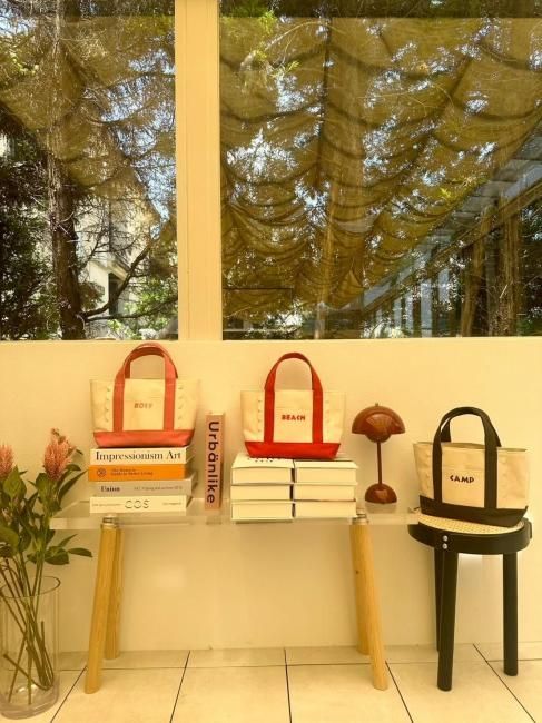 rosy monster ロゴハンドル トートバッグ 予約販売】palette tote bag【6色展開】※ご注文より2週間程で発送予定