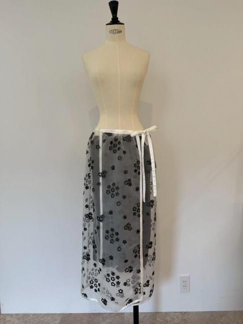 9/20～【FINAL SALE】glittering veil wrap skirt【2色展開/2