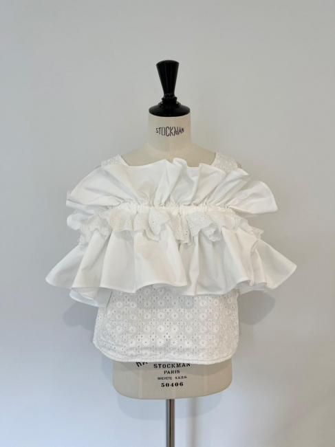 10/18～【AUTUMN SALE】frill parade tops【2色展開】※10/22頃
