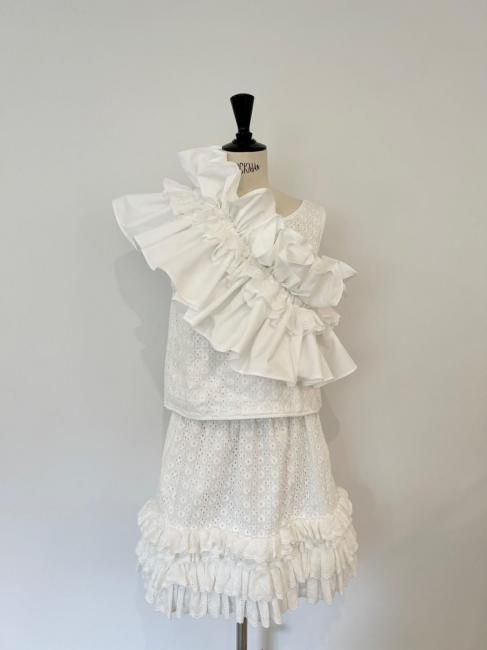 10/18～【AUTUMN SALE】frill parade tops【2色展開】※10/22頃より順次