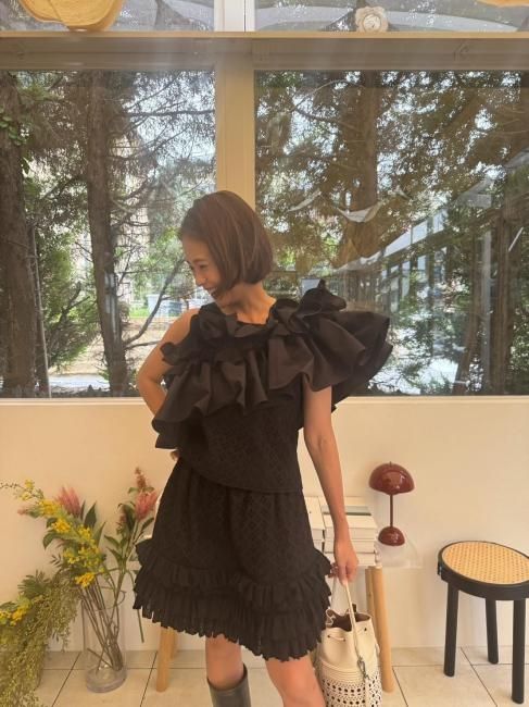 rosymonster リバーシブルスカート❤︎ブラウン ロジータ ROJITA アシメ切替ロングスカート （ブラウン