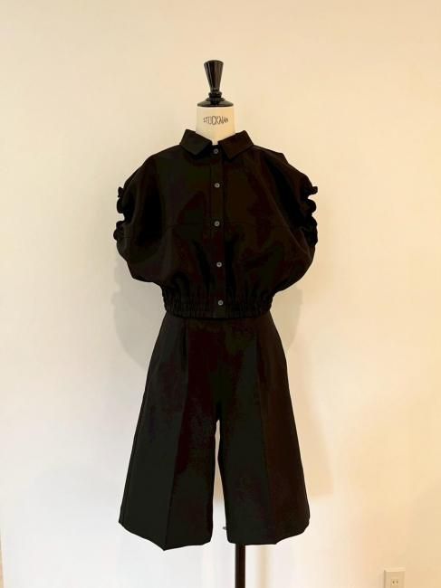 新品未使用rosymonster POSY bubble sleeve OP 在庫調整】POSY bubble sleeve OP【ブラウン、パープルのみ