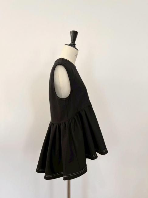 在庫調整】POSY sleeveless peplum tops【2色展開】※順次発送