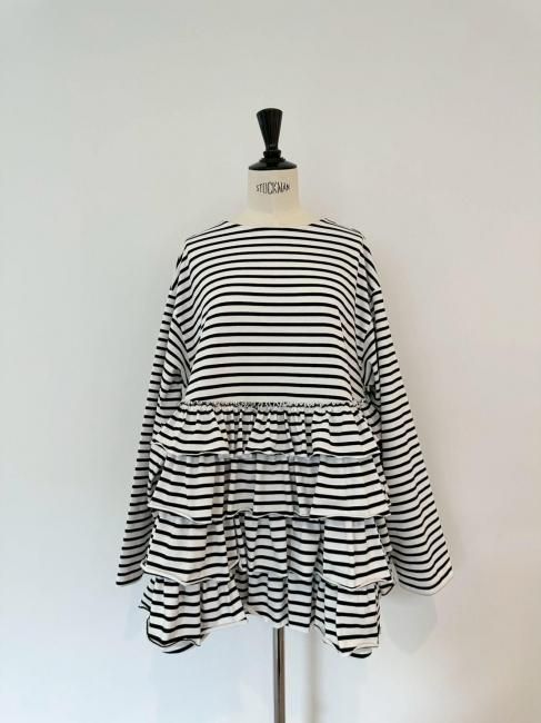 在庫調整】kurage border tunic【3色展開】※順次発送予定 - RosyMonster