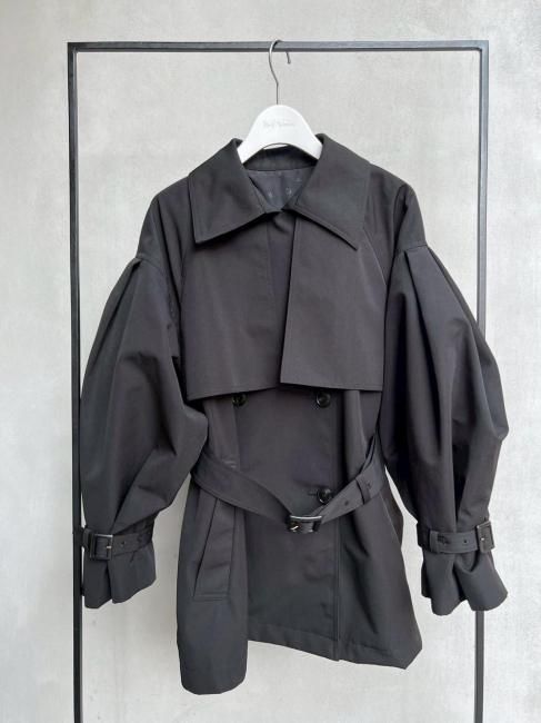 ロージーモンスター　トレンチコート　volume sleeve middle 在庫調整】volume sleeve middle trench coat【2色展開】※順次