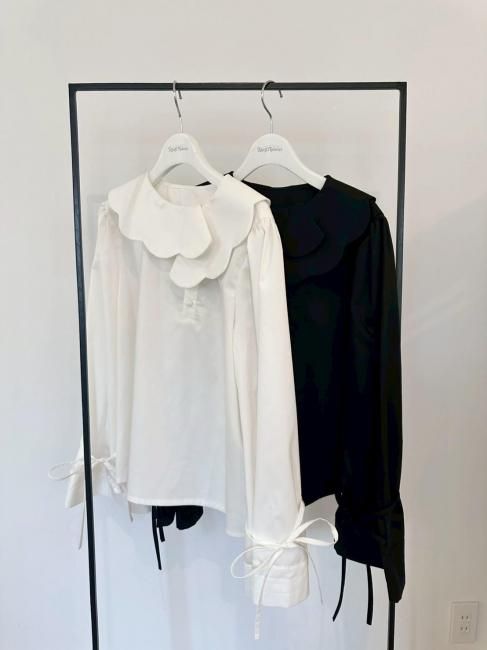 新品未使用rosymonster POSY bubble sleeve OP 9/20～【FINAL SALE】square neck dry OP【2色展開】※9/25頃より