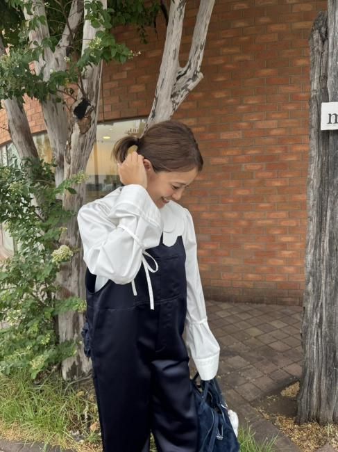新品未使用rosymonster POSY bubble sleeve OP POSY frill puff tops ブラック 新品未開橋 - メルカリ