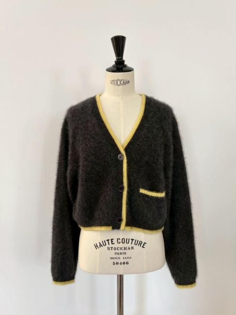 ロージーモンスター　コンコンカーディガン 予約販売】bi-color konkon cardigan【5色展開】※10月末～11月