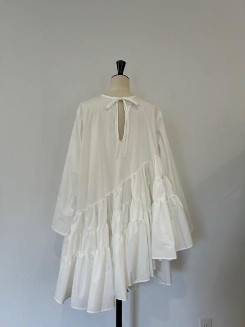 予約販売】October Opera tiered OP【ブラウン,ホワイトのみ/2