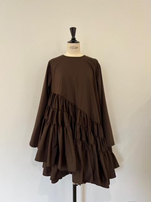 予約販売】October Opera tiered OP【ブラウン,ホワイトのみ/2