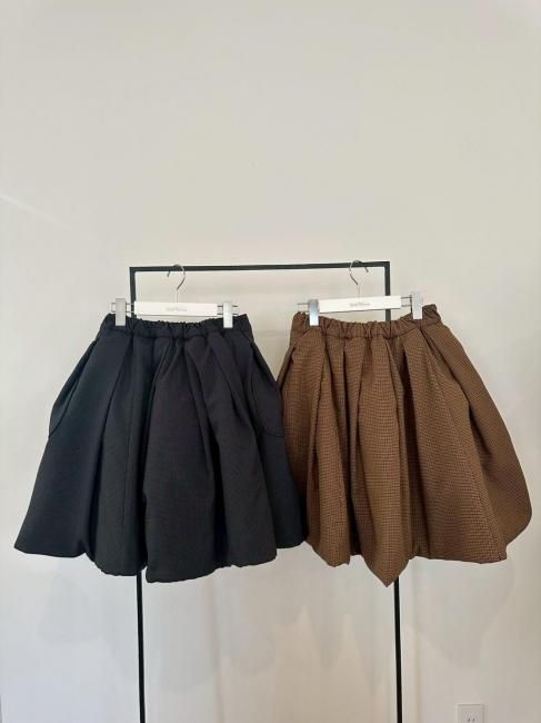 送料込　rosy monster reversible キルティングスカート 予約販売】check and quilting skirt【2色展開】※10月末頃より