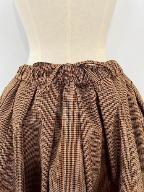 予約販売】check and quilting skirt【2色展開】※10月末頃より