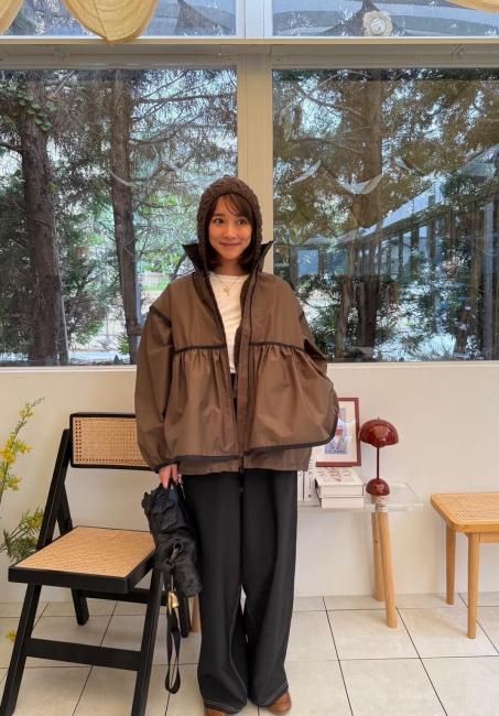 rosymonster/2way water proof coat（ブラック） rosymonster/2way water proof coat（ブラック）