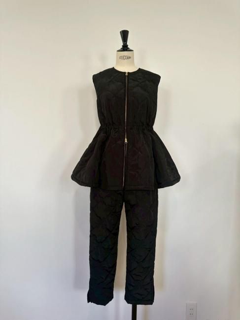 在庫調整】flower quilting vest【2色展開】※順次発送予定 - RosyMonster