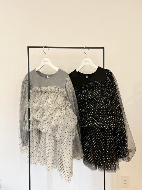 ロージーモンスター　チュールドット　tops snow fairy tops【2色展開】※順次発送予定 - RosyMonster