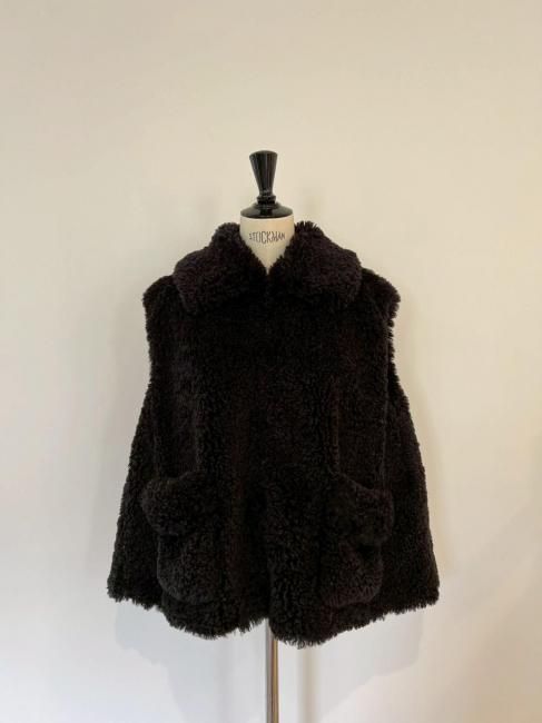 予約販売】bearly boa vest【3色展開】※11月下旬頃より順次発送予定
