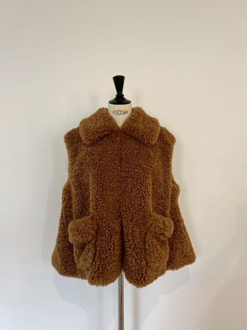 予約販売】bearly boa vest【3色展開】※11月下旬頃より順次発送予定