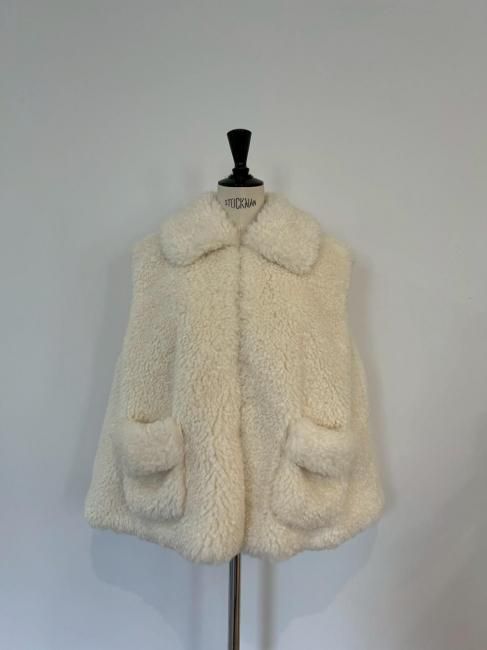 予約販売】bearly boa vest【3色展開】※11月下旬頃より順次発送予定