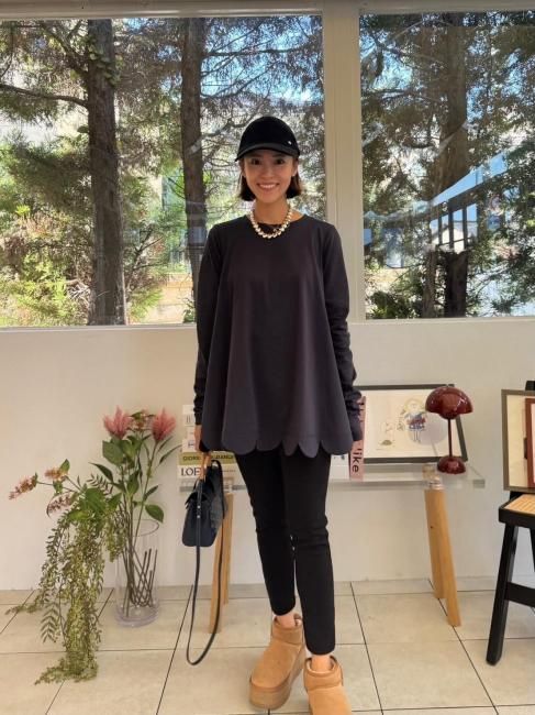 在庫調整】scallop argan tunic【2色展開】※順次発送予定 - RosyMonster