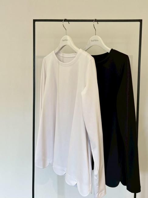 在庫調整】scallop argan tunic【2色展開】※順次発送予定 - RosyMonster
