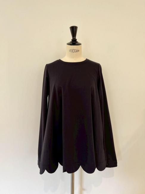 在庫調整】scallop argan tunic【2色展開】※順次発送予定 - RosyMonster