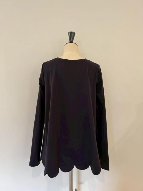 在庫調整】scallop argan tunic【2色展開】※順次発送予定 - RosyMonster