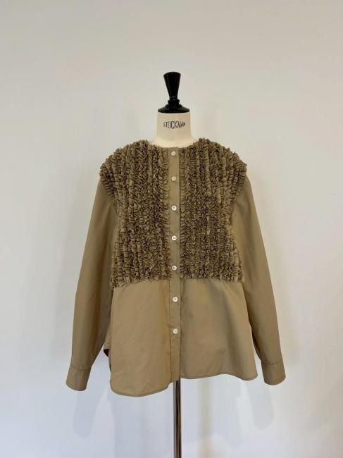 kale frill shirt【4色展開/2サイズ展開】※順次発送予定 - RosyMonster