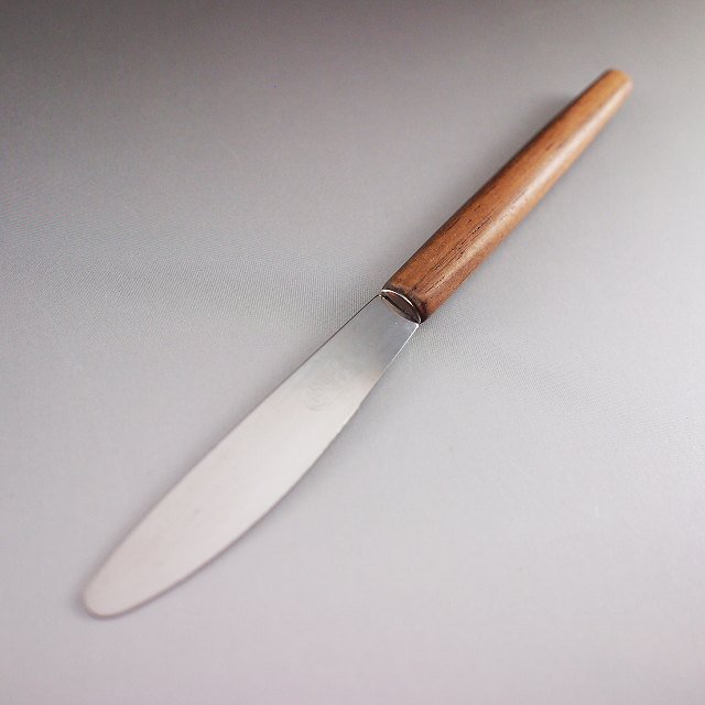 デンマーク製 バターナイフ チーク柄 19cm - 81 yaichi ─ 北欧 