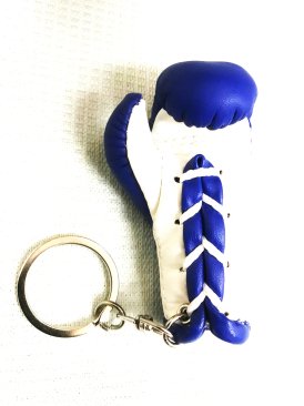 ラスト1点 限定品 【キーホルダー】 TOP KING 青/白 ミニチュア