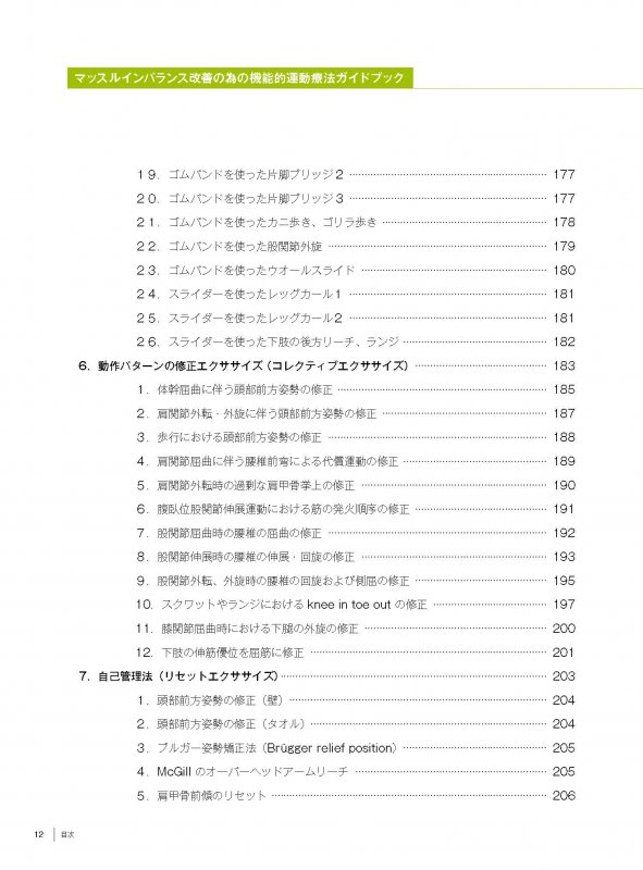 マッスルインバランス改善の為の機能的運動療法ガイドブック