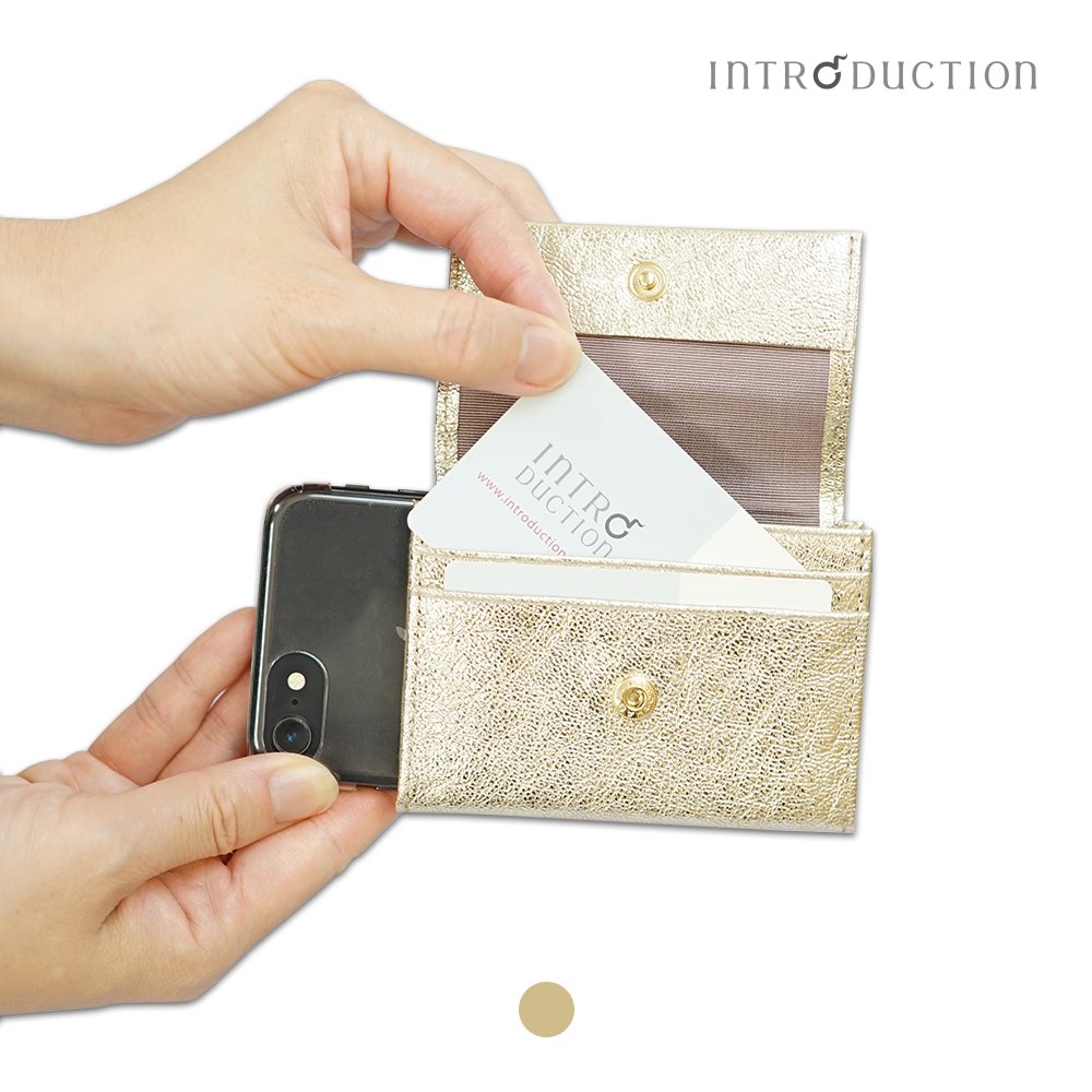 スマホカバーに装着できる極小財布 2wayミニマムウォレットの別カラーの画像