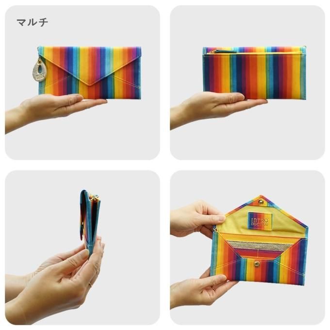 New!! 完売モデル ★ VS 長財布 レインボー ２個セット★ 新品✨ Amazon | [LPYROSE] 財布 長財布 虹色 レインボー色 グリッド柄