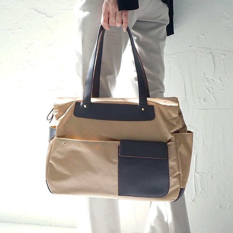 【新品未使用】HUMAN MADE ボストンバック　ネイビー　大容量 受注発注】2WAY 10ポケットミニボストンバッグ 【メール便対応
