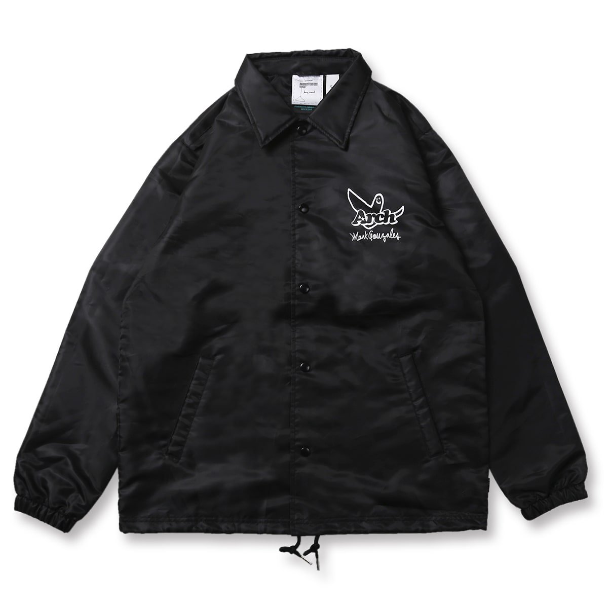 Mark Gonzales x Arch ball MG coach jacket【black】 - Arch ☆ アーチ  [バスケットボール＆ライフスタイルウェア Basketball&Lifestyle wear]